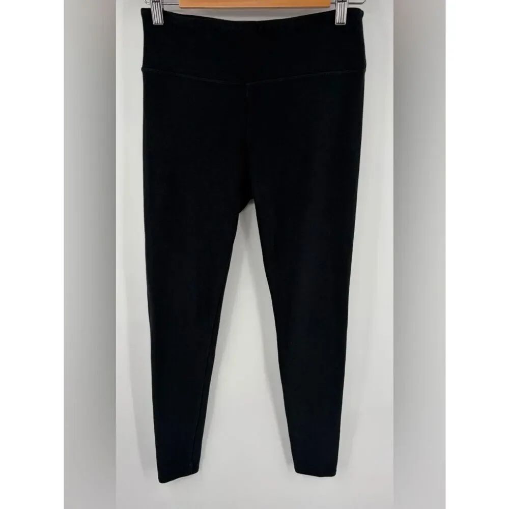 Skims outdoor high waisted banded black leggings women’s M pull on loungewear